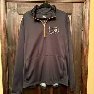 Philadelphia Flyers 1/4 Zip Pull Over Jacket
